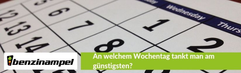 An welchem Wochentag tankt man am günstigsten